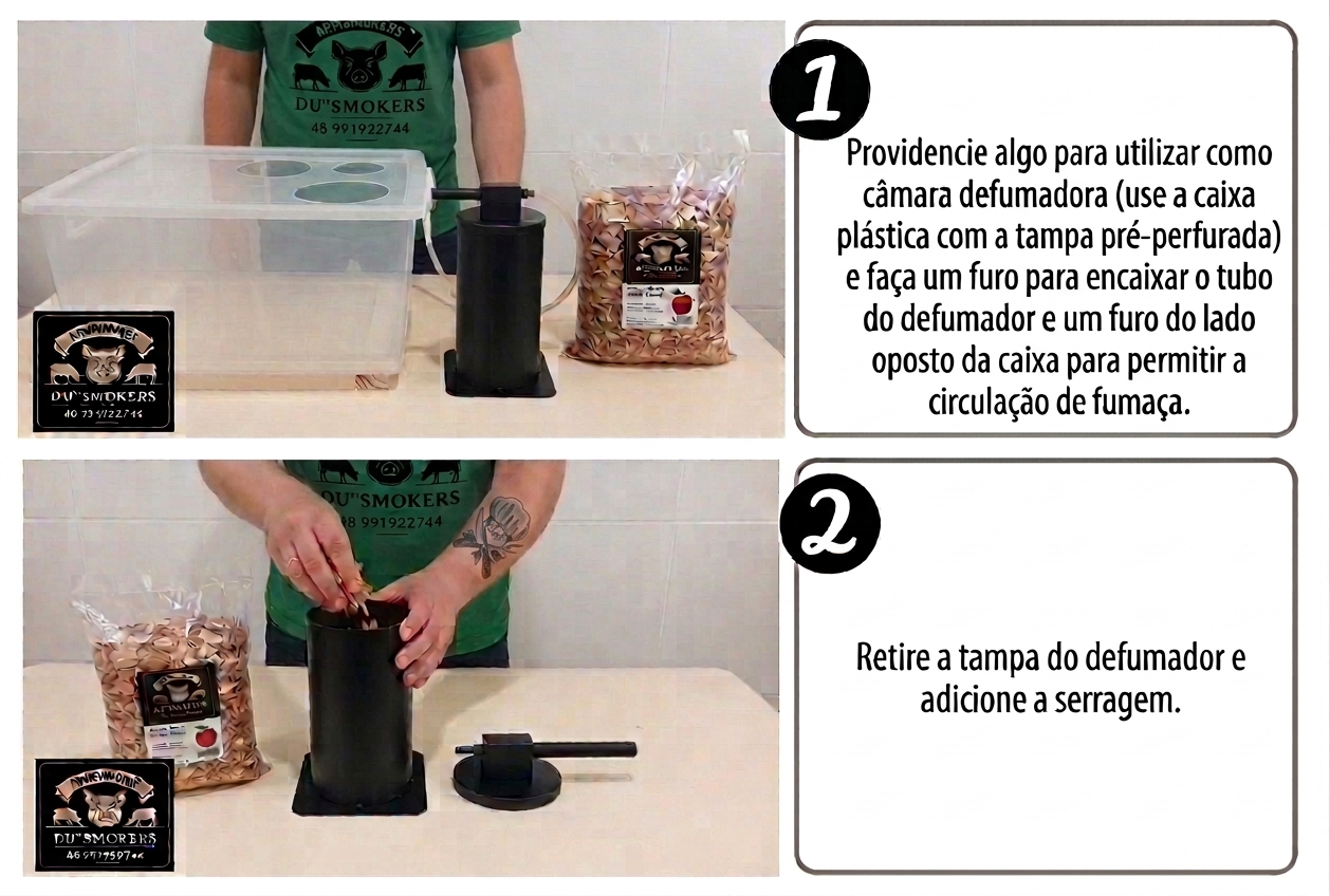 Menu 1 - Utilização Defumador a Frio